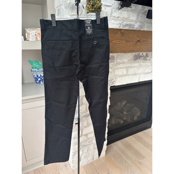 Billabong Men's Black Carter Chino Pants Size 28 - Picture 6 of 8
